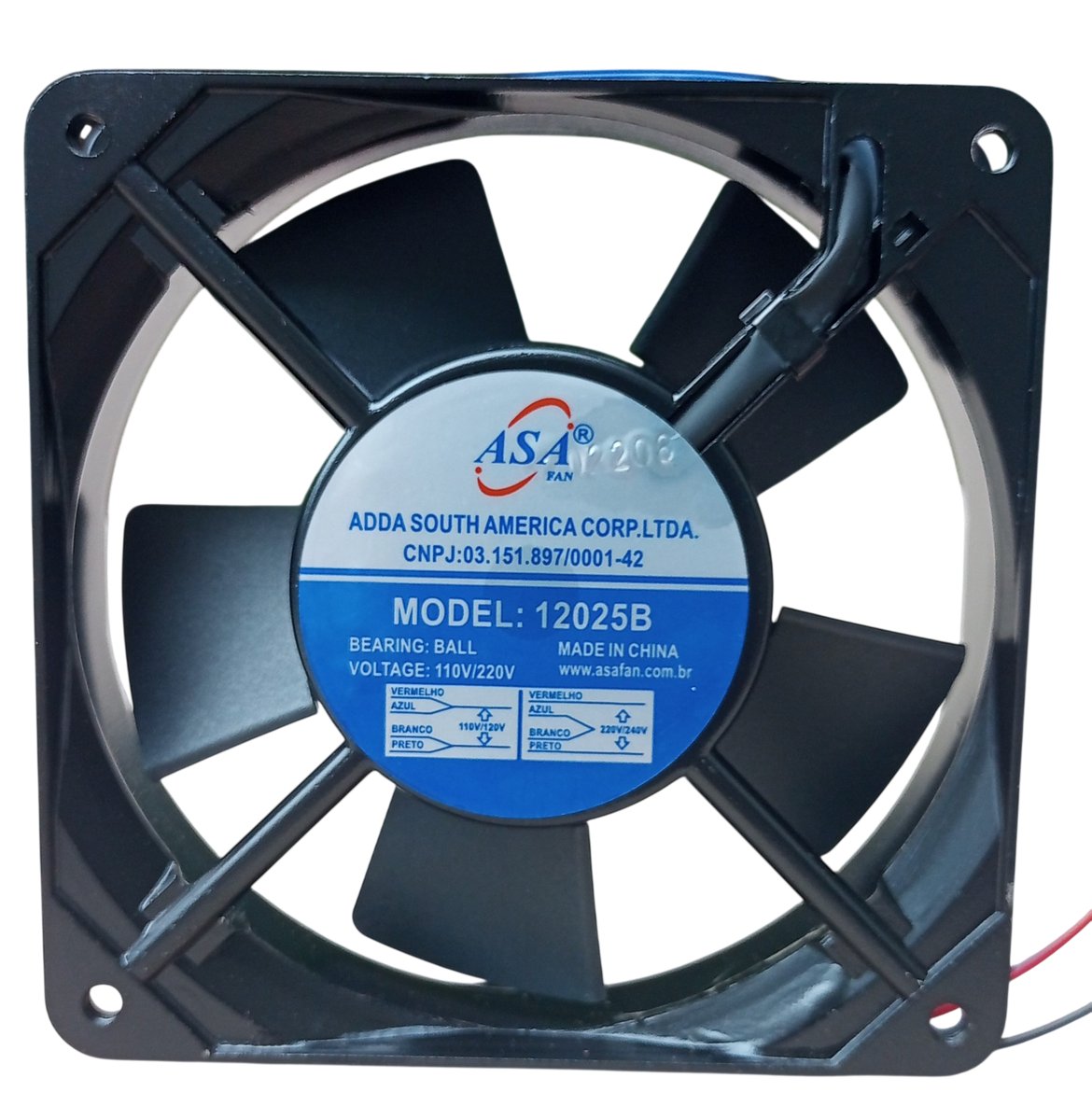 A121 — Microventilador AC 120×120×25mm