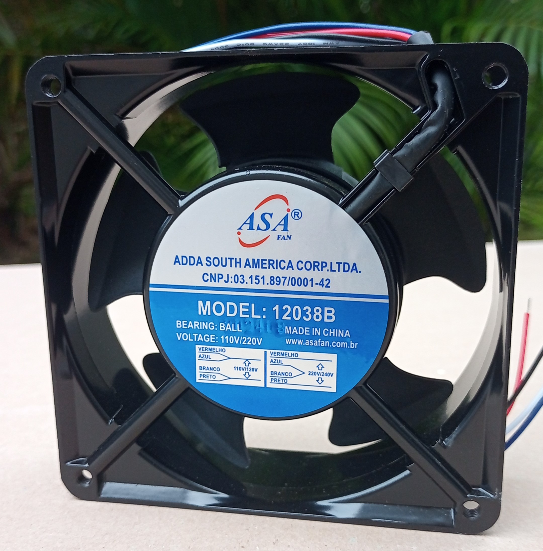 A122 — Microventilador AC 120×120×38mm