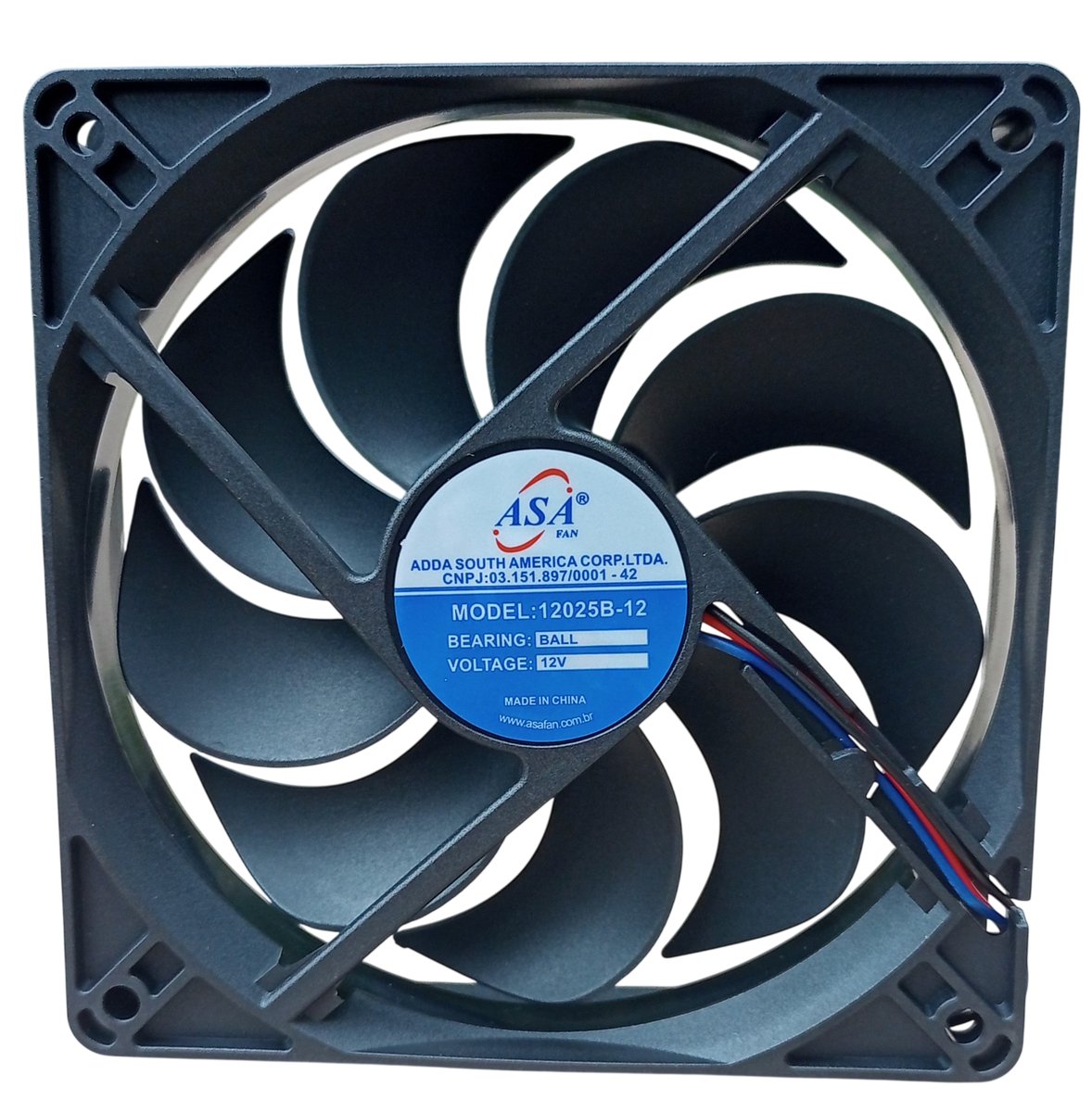 D127 — Microventilador DC 120×120×25mm