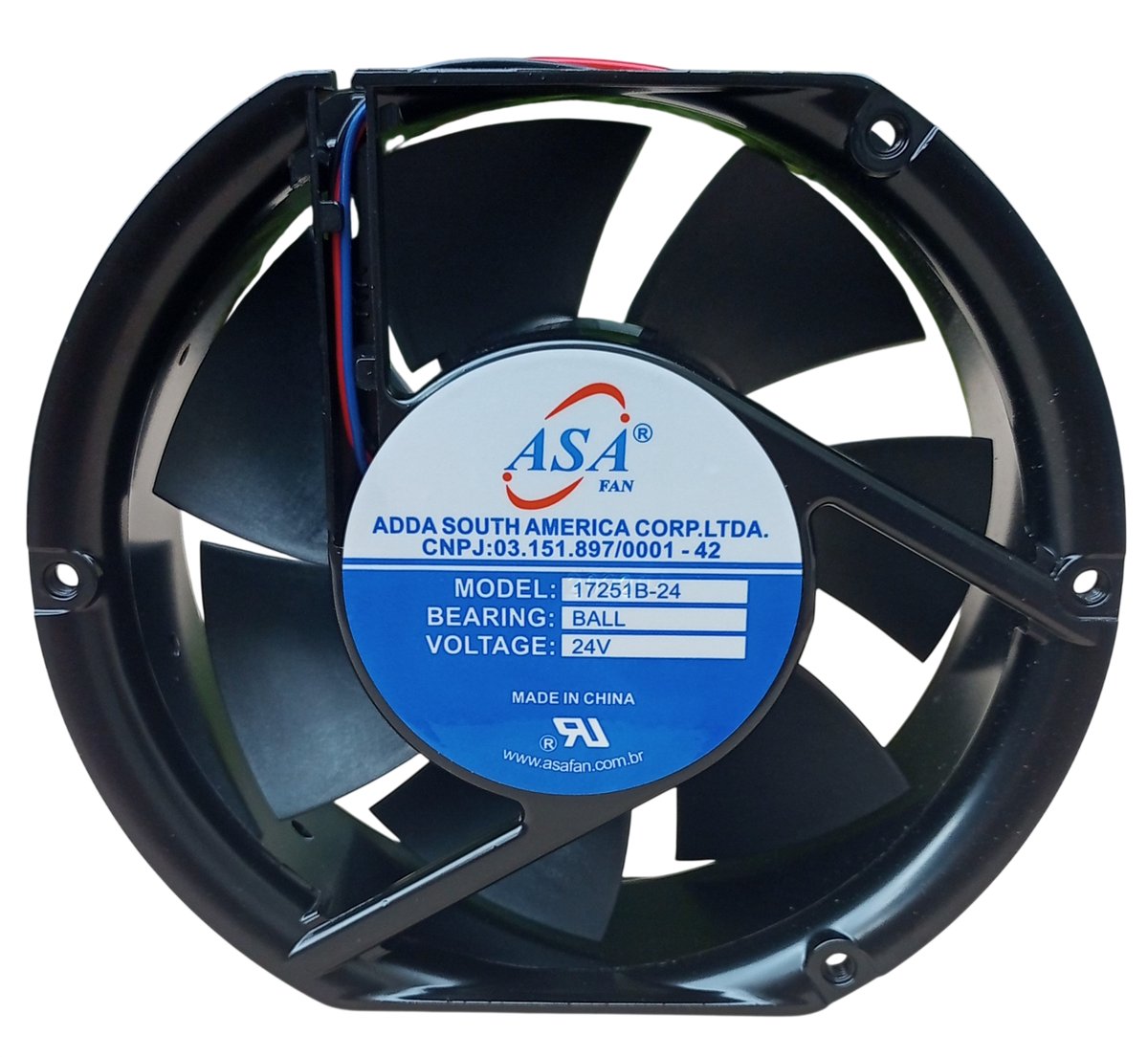 D171 — Microventilador DC 172×150×51mm