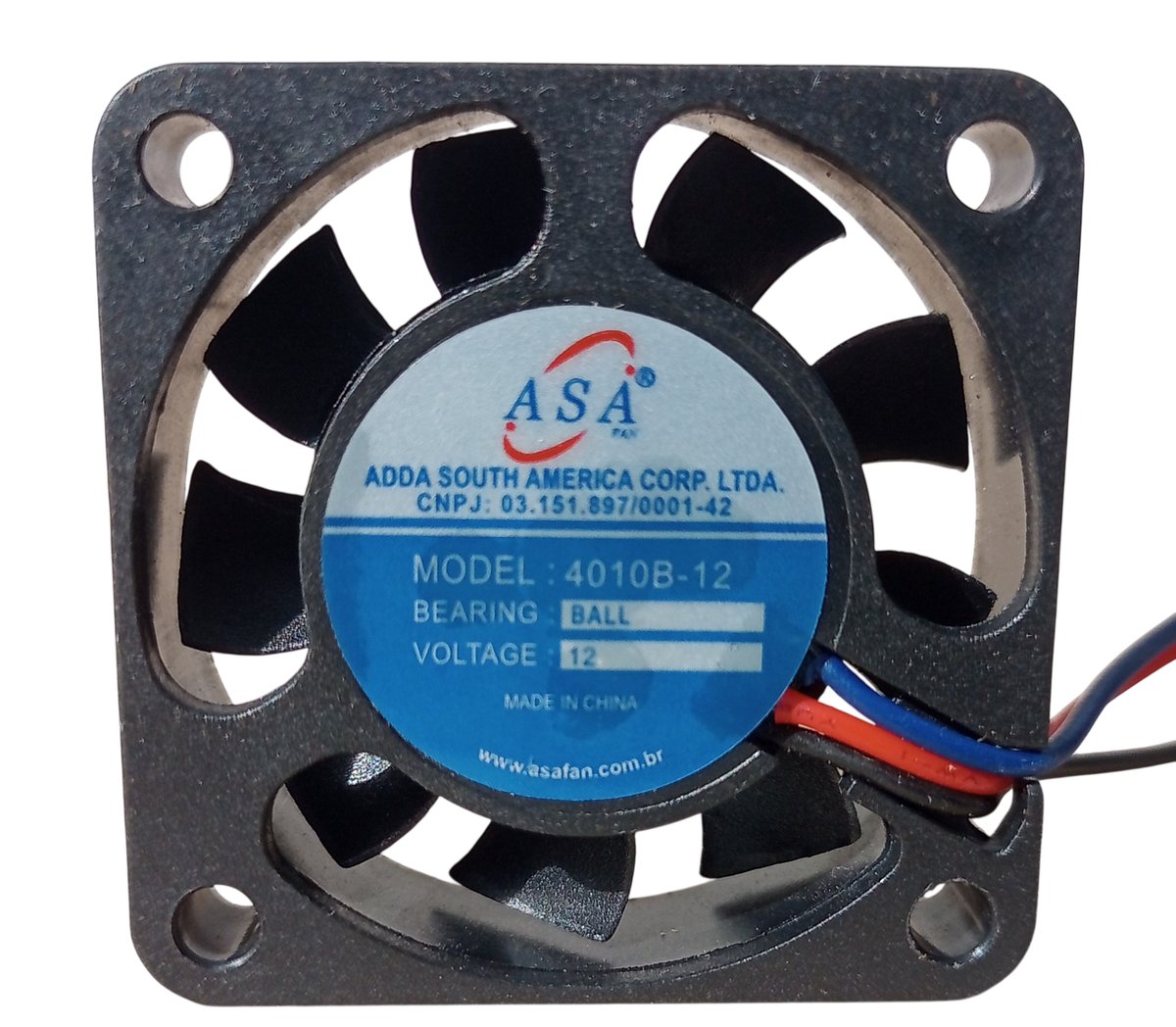 D43 — Microventilador DC 40×40×10mm