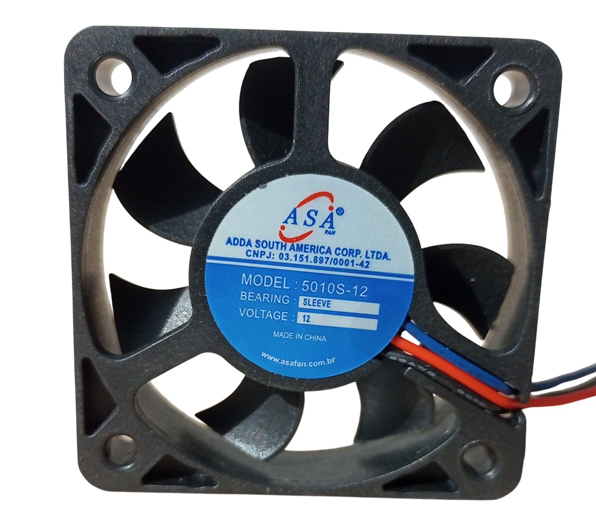 D51 — Microventilador DC 50×50×10mm