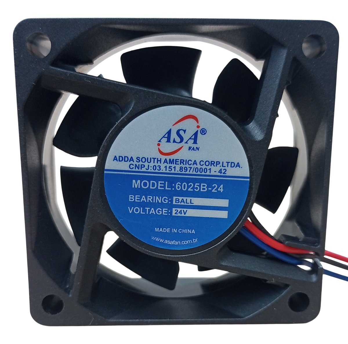 D64 — Microventilador DC 60×60×25mm