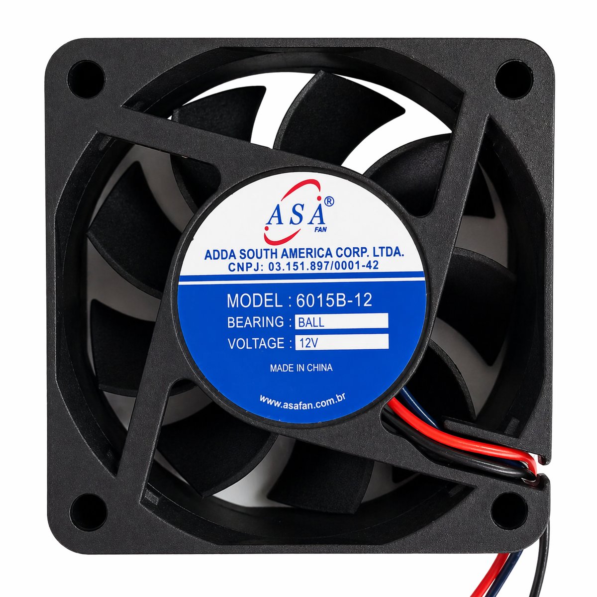 D66 — Microventilador DC 60×60×15mm