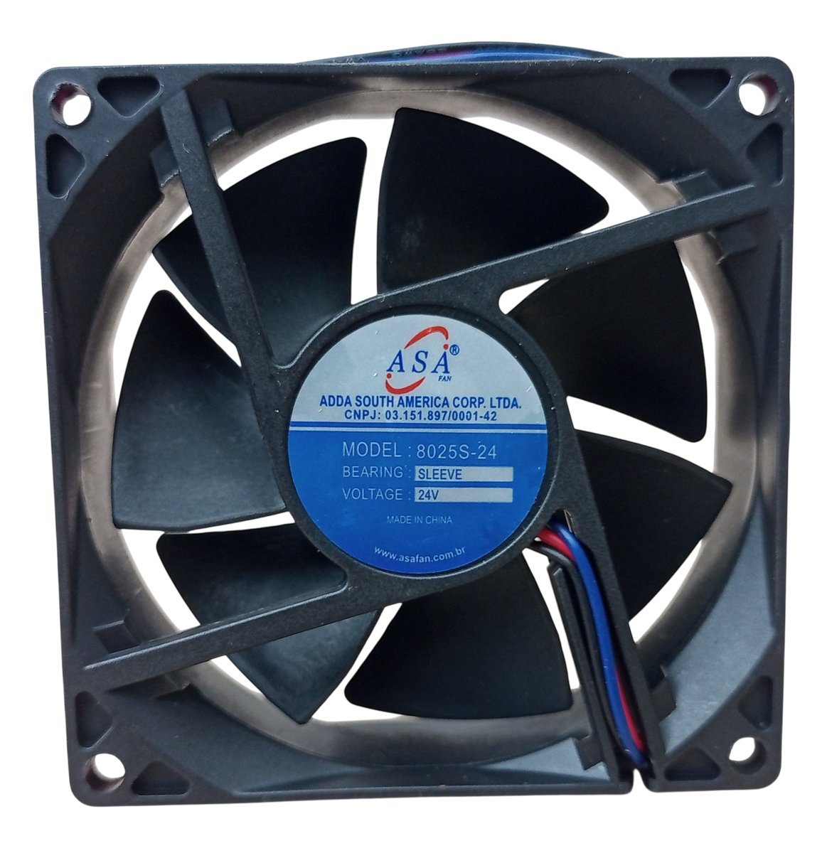 D82 — Microventilador DC 80×80×25mm