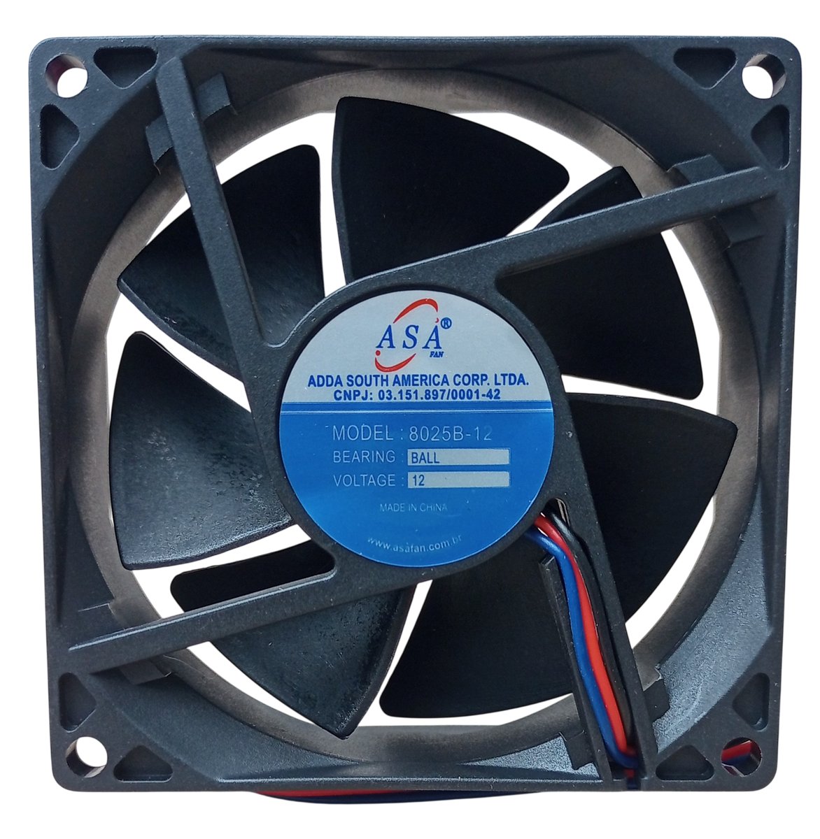 D83 — Microventilador DC 80×80×25mm