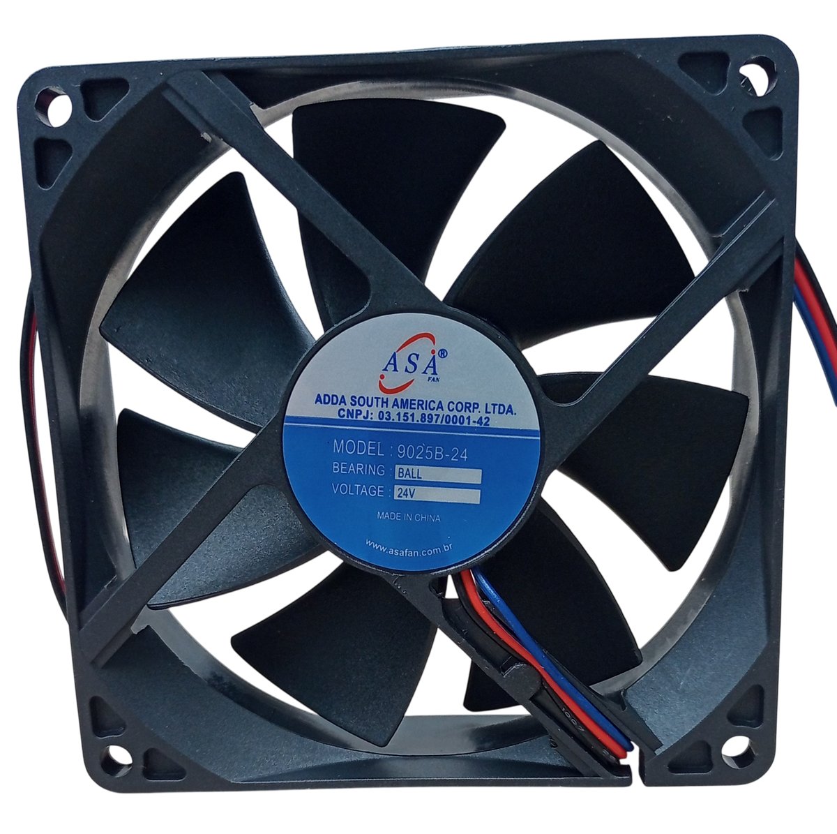 D90 — Microventilador DC 90×90×25mm