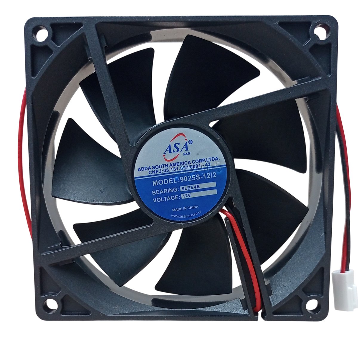 D91/2 — Microventilador DC 90×90×25mm
